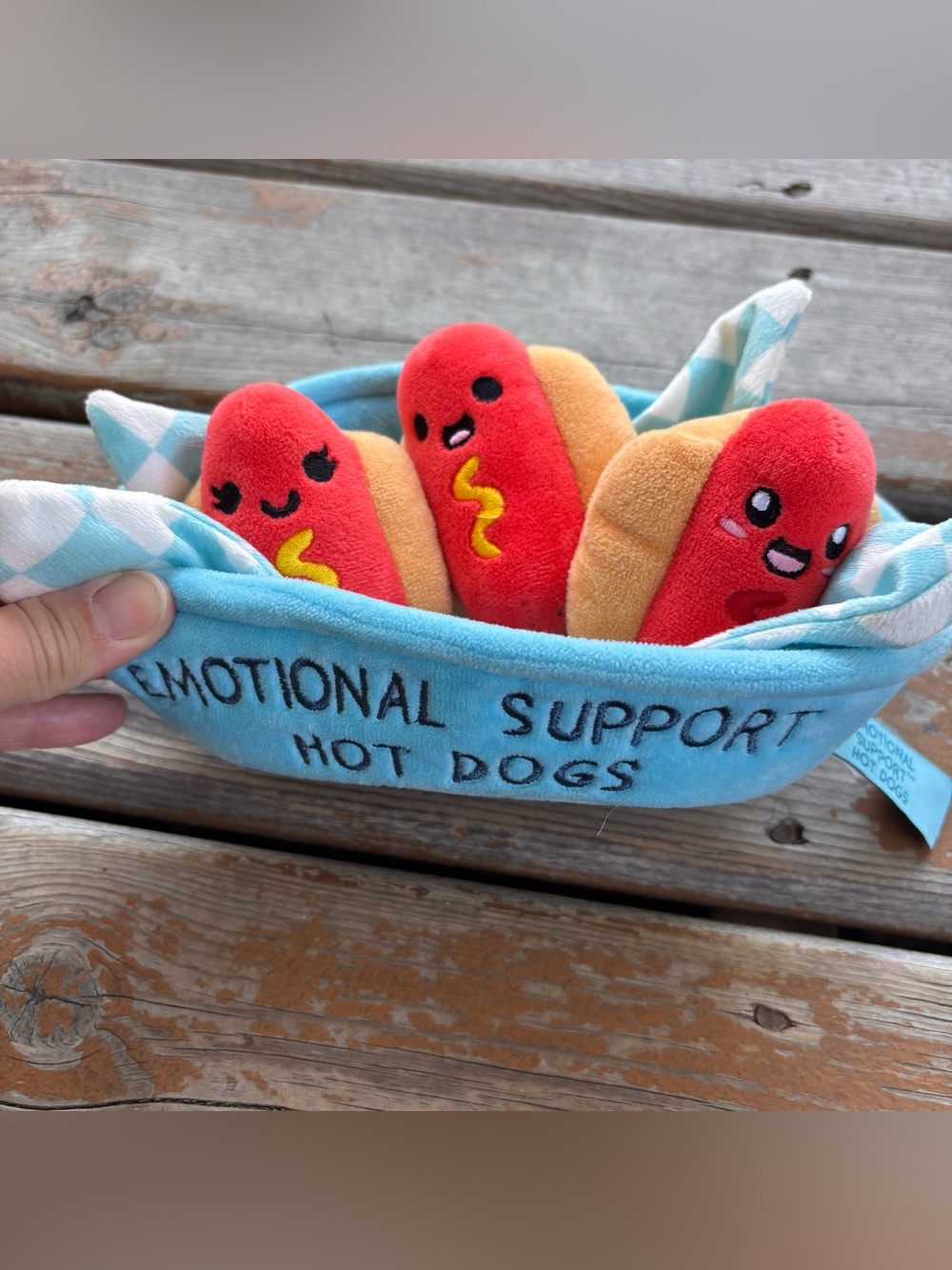 Emotional Support Hot Dogs Plush